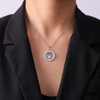 Collier Pendentif Zen Femme Fleur de Lotus argent