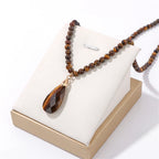 Collier Pierre Oeil de Tigre & Pendentif