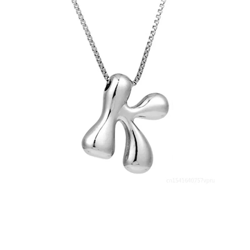 Collier pour femme avec pendentif initiale - lettre