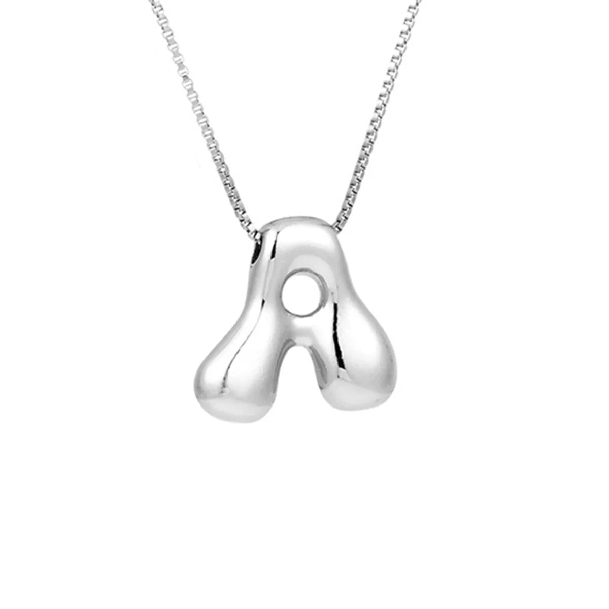 Collier pour femme avec pendentif initiale - lettre