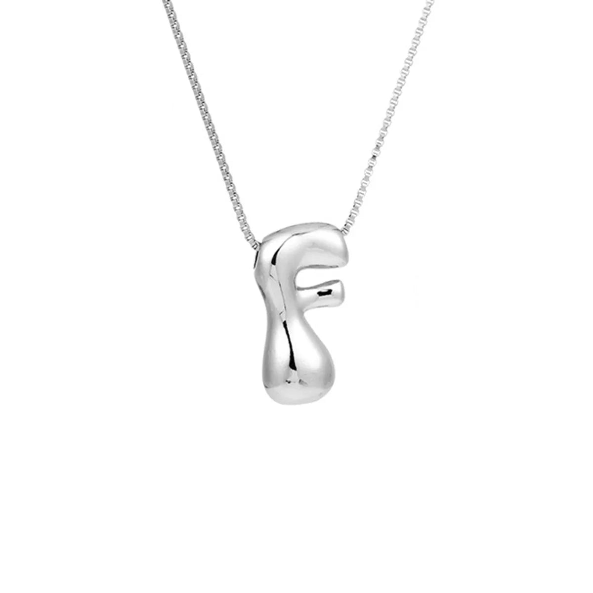 Collier pour femme avec pendentif initiale - lettre