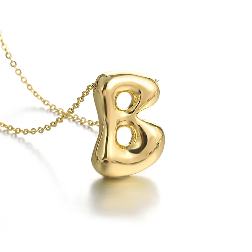 Collier pour femme avec pendentif initiale - lettre