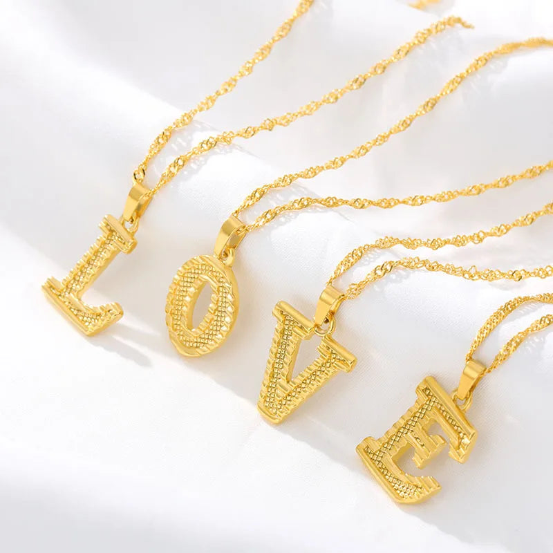Halskette für Herren oder Damen mit personalisiertem Initialen-Anhänger