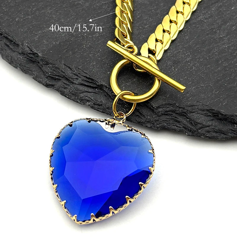 Collier Ras de Cou avec Pendentif Coeur 6
