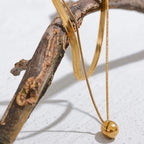 Kaelakee Kaelarihm Suur Veetilk Ripats kuld