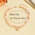 Náhrdelník choker s mušľou a hviezdicou