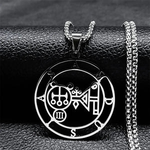 Collier Satanique Pendentif Esprit Démoniaque amdusias