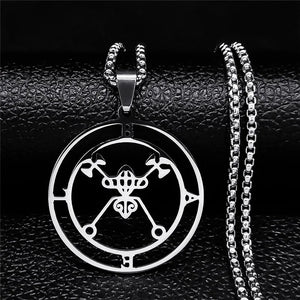 Collier Satanique Pendentif Esprit Démoniaque bael