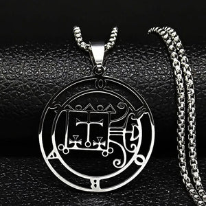 Collier Satanique Pendentif Esprit Démoniaque orobas