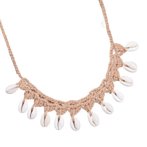 Collier Ras de Cou Style Bohême Coquillage Cauri
