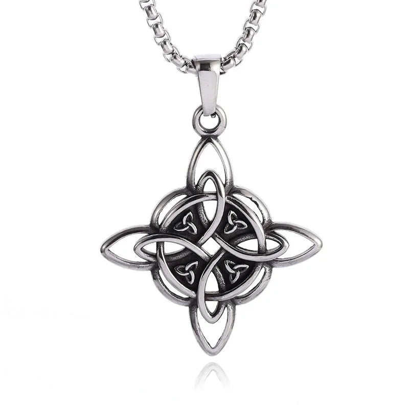 Collier "vie éternelle" noeud de la trinité celte