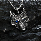 Collier Viking Loup Fenrir