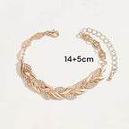 Ensemble queue de poisson crystal - collier et bracelet