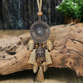 Collana con pendente in stile etnico con frange stile 1