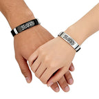 2er-Set Shahada Allah Arabiensilikonarmbänder für Paare