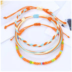 Lot de 3 Bracelets Brésiliens Colorés Imperméables