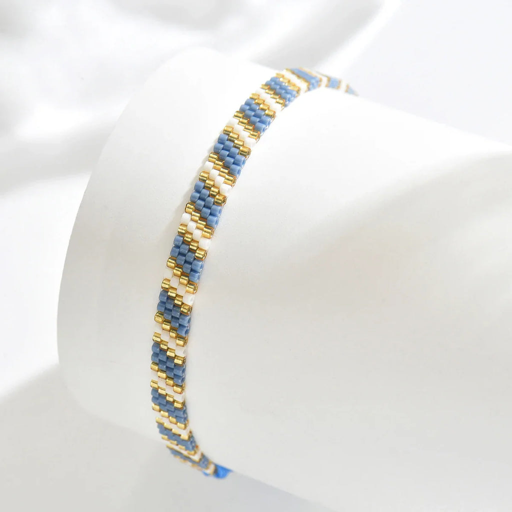 Set aus 3 feinen brasilianischen Armbändern mit traditioneller Flechttechnik