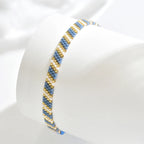 Set aus 3 feinen brasilianischen Armbändern mit traditioneller Flechttechnik