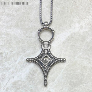 Pendentif Croix d'Agadez en Argent - Exception®