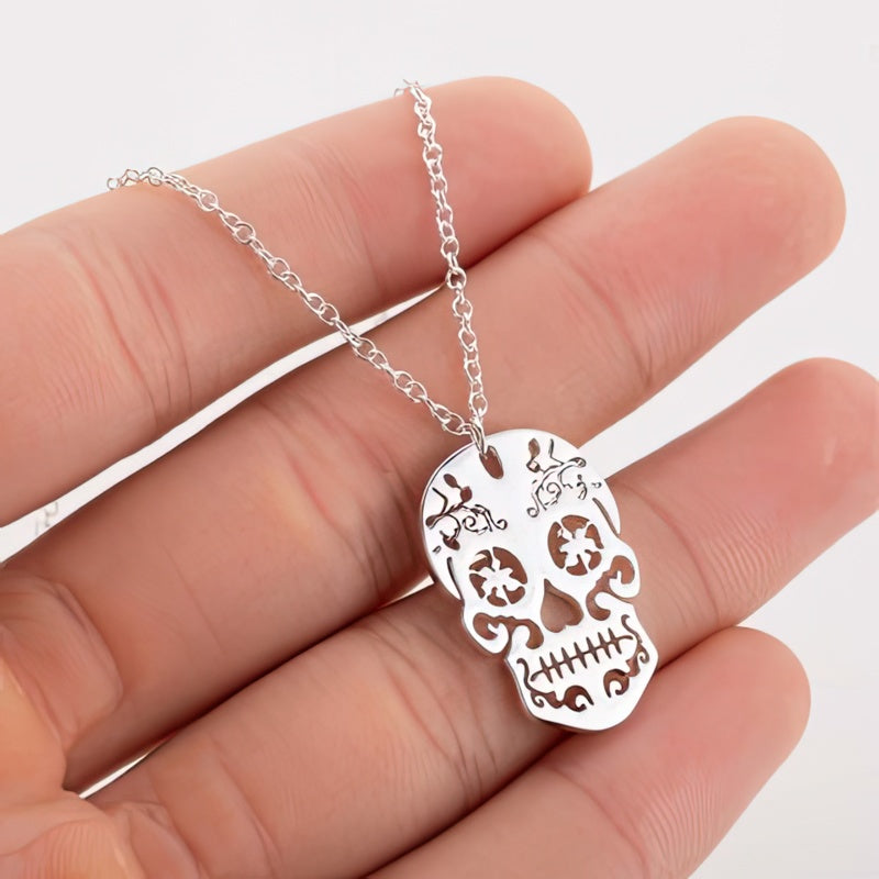 Pendentif Tête de Mort Or