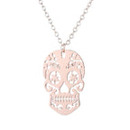 Pendentif Tête de Mort Or