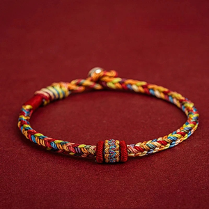 Bracelet Gourmette Multicolore Bouddhiste Tibétain