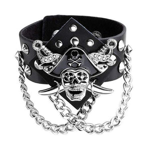 Bracelet Pirate Cuir