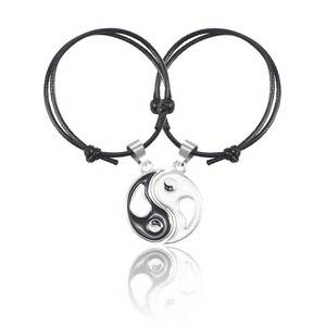 Bracelet Yin Yang de Couple Séparable