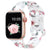 Bracelet Apple Watch Femme Imprimé Fleuri