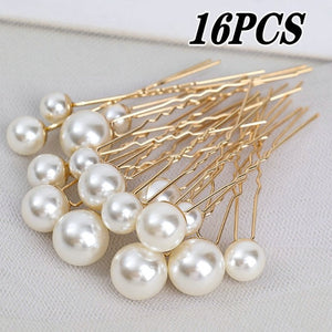 Broches pour Cheveux Mariage Perles