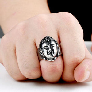 Bague Bouddha Argent Or