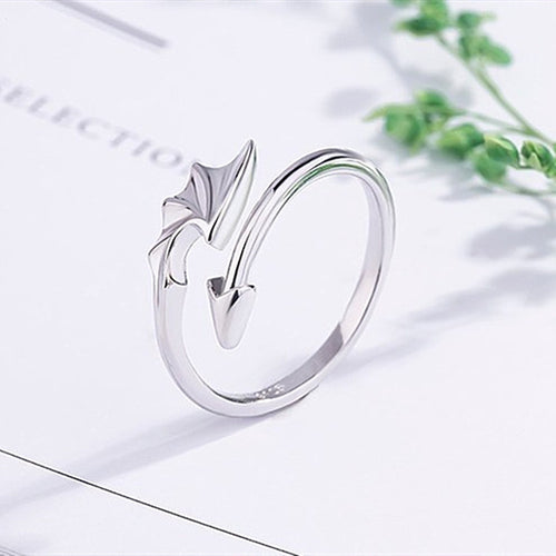 Bague Dragon Argent Homme Femme argent