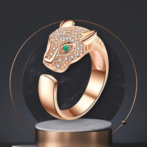 Cheetah Rose Gold Ring