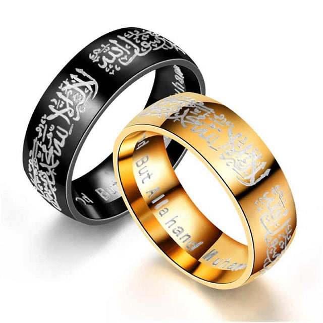 Bague Islam Homme Femme Or