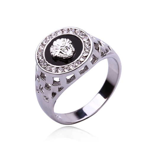 Silver Lion Ring