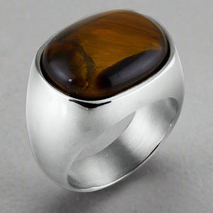 Bague Oeil de Tigre et  argent