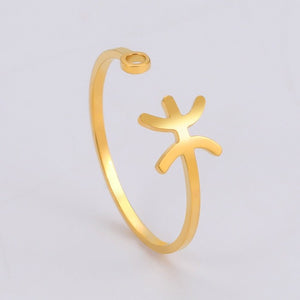 Bague Signe du Zodiaque 12 Constellations