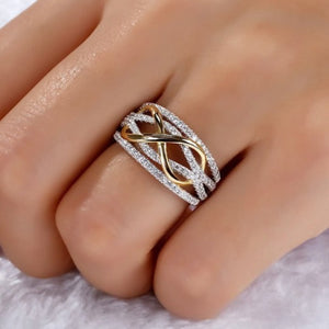 Bague Symbole Infini Anneau Femme