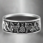 Bague Viking Fenrir pour Homme