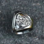 Bague Viking Loup Fenrir