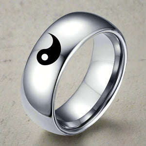 Bague Yin Yang Argent