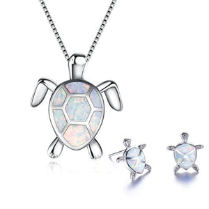 Bijoux Tortue de Mer blanc