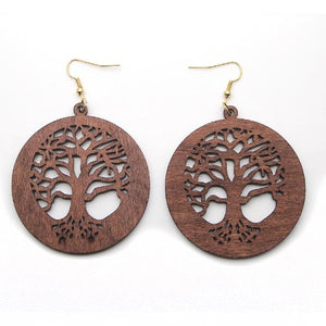 Boucles d'Oreille Viking Yggdrasil