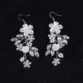 Boucles d'Oreilles de Mariage argent