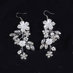 Boucles d'Oreilles de Mariage argent