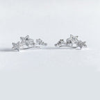 Boucles D'Oreilles Étoiles Piercing argent