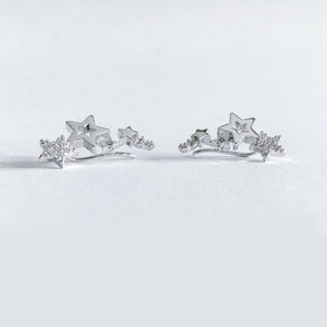 Boucles D'Oreilles Étoiles Piercing argent