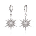 Boucles d'Oreilles Soleil argent