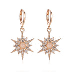 Boucles d'Oreilles Soleil femme or
