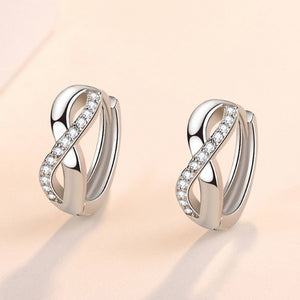 Boucles D'Oreilles Symbole Infini Femme